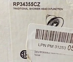 Delta RP34355CZ Touch-clean 3-SETTING Showerhead Champagne Bronze. Fixed Price $74.99.