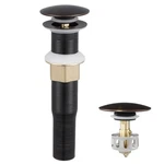 Kes Bathroom Sink Drain With Strainer Basket No Overflow, Oil Rubbed Bronze. Fixed Price $45.54.