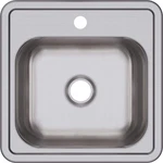 Elkay D115151 Dayton Single Bowl Drop-in Stainless Steel Bar Sink. Fixed Price $100.39.
