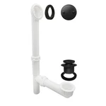 Westbrass 593244-62 White 1-1/2" Tubular Tip Toe Bath Waste Drain Kit, Matte .... Fixed Price $42.78.
