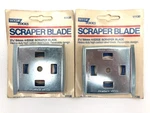 2X Hyde Tools 11130 4-EDGE Scraper Replacement Blade 2-1/2" Vtg Nos. Fixed Price $12.00.