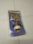 Everbilt Trip Lever Tub Overflow Plate Fits 1-1/2" & 1-7/8" Bath 865180. Fixed Price $13.20.