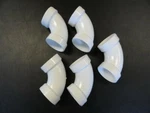 Genova 72820 90 White Sanitary Elbow Pipe Fitting 2" (set Of 5). Fixed Price $10.17.