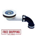 Mustee Shower Floor Drain Kit 60.300A White 1-1/2" Pipe Fits 3060L/R 306L/R. Fixed Price $29.95.