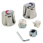 Danco Universal Small Canopy Handles With Adapters 80016. Fixed Price $17.76.