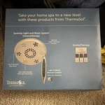 Thermasol Steam Shower Kit Light & Music Remote Chromatherapy Aromatherapy. Fixed Price $950.00.