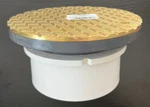 Proflo 6" Brass Cover With 4" Adjustable Cleanout- PF42809 Fast Free Shipping. Fixed Price $49.99.