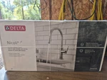 Delta Kitchen Faucet Pull-down Sprayer Stainless Steel 19737LF-SS. Fixed Price $150.00.