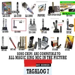Magic Sing Chip Tagalog 7 Mix & English Song W/ List - Salamat. Fixed Price $36.00.