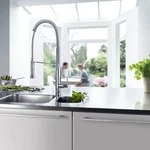 Grohe 32951000 K7 Semi-pro Dual Spray Kitchen Faucet 1.75 Gpm Chrome. Fixed Price $1337.05.