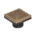 4"X4" LQ4 Squares Pattern STRAINER2" Throat Satin. Fixed Price $65.63.