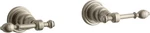 Kohler K-6805-4-BV Iv Georges Brass Cross 2-HANDLE Valve Trim, Brushed Bronze. Fixed Price $999.99.