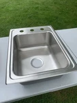 Classic Elkay LH1722 Lustertone Drop Single Basin Kitchen Stainless. Fixed Price $390.00.