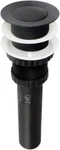 Kingston Brass EV8410MB Coronet Push Pop-up Bathroom Sink Drain Without Overflow. Fixed Price $83.68.