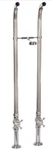 Jacuzzi EV16826 Tub Risers Mounted Clawfoot Filler Satin Nickel. Fixed Price $279.00.