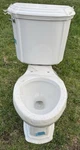 New Kohler K-3490-0 White Portrait Toilet (tank + Bowl) COMPLETE(K4217 K4590). Fixed Price $1500.00.