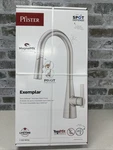 Pfister Exemplar 1-HANDLE Pull Down Faucet Stainless Steel F-529-7EPGS. Fixed Price $135.00.