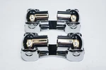 New Lot Of 2 Naiture Shower Curtain Rod Double Swivel Chrome Finish Ships Free. Fixed Price $42.74.