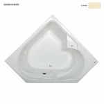 Jacuzzi 60 X Corner Whirlpool Tub - Oyster W/ Heater Shipping Available. Fixed Price $1999.99.