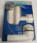 Plumb Pak PP64W Triplever Style Complete Plastic Bath Drain Polished Chrome. Fixed Price $18.99.
