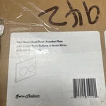 Swiss Madison SM-WC001W White Wall Mount Actuator Flush Push Button Plate. Fixed Price $29.60.