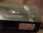 Shower Head As Handheld Spray Brushed Nickel Nib Bath Redo 9 Settings+++. Fixed Price $49.00.