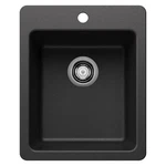 Blanco 443235 Liven Silgranit 17" Dual Mount Bar Sink - Anthracite. Fixed Price $396.50.