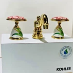 Kohler Luxury New Rare K-280-9B-AU Faucet And Fables Flowers Design Edition. Fixed Price $1450.00.