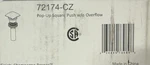 Delta 72174-CZ Push Pop-up Drain Assembly,champagne Bronze *new*. Fixed Price $65.59.