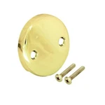 Danco Two Hole Tub Overflow Plate, Polished Brass 80879. Fixed Price $12.53.