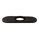 Oil Rubbed Bronze 6" Delta Bathroom Vanity Sink Faucet Hole Cover Deck Plate New. Fixed Price $16.14.