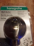 Hansgrohe 27454002 Wall Outlet Standard 1/2" Connection, Chrome. Fixed Price $51.00.