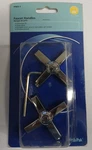 Plumb Pak PP805-8 Faucet Handles Cross Canopy Style ,chrome Finish. Fixed Price $8.99.