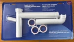 End Outlet Continueous Waste Plumbing Tailpiece, White - Pak PP919W. Fixed Price $15.00.