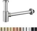 Random Brass Contemporary Round Bottle Trap 1/4,BASIN Sink Brushed Nickel. Fixed Price $54.65.
