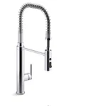 Kohler Purist K-24982-CP Prerinse Pro Spray Kitchen Faucet Polished Chrome New. Fixed Price $378.00.