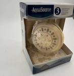 Aquasource Wall Mount Shower Head Spray Settings Model 0302436 New Box. Fixed Price $12.88.