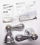 Delta H617CB Botanical Faucet Bathtub Shower Lever Handles Chrome Brass 2 Large. Fixed Price $89.90.