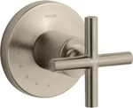 Kohler T14490-3-BV Purist Volume Control Valve Cross Handle Brushed Bronze. Fixed Price $124.99.