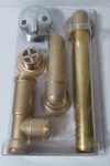Keeney 606RB Trip Lever With Brass Pipe Bath Drain Assembly, 1-1/2-IN, Chrome. Fixed Price $32.99.