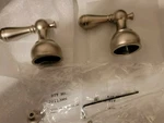 Delta H215NN Lavatory Sink Faucet Handles Levers Matte Nickel. Fixed Price $32.16.