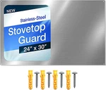 24" X 30" Reversible Metal Backsplash Matching Screws Compatible With Broan-nu. Fixed Price $52.79.
