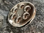 Danze- Round Polished Nickel Shower Head- 6 Spray Heads 2.0 Gpm. Fixed Price $75.00.