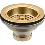 Kohler K-8799-2MB Duostrainer Kitchen Sink Basket Strainer, Brushed Modern Brass. Fixed Price $75.00.