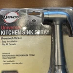 Nos Danco Universal Kitchen Sink Spray Brushed Nickel Finish 10430 Brand New. Fixed Price $6.95.