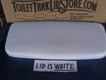 Universal Rundle / Sears 4437 4467 Toilet Tank Lid White 18B. Fixed Price $89.00.