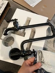 Kohler Pot Filler Faucet Oil-rubbed Bronze Model K-99270-2BZ. Fixed Price $800.00.