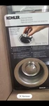 Kohler 11352-CP Garbage Disposal Flange Polished Chrome Stopper (h). Fixed Price $14.99.