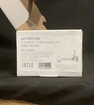 Jaclo Toilet Supply Kit Satin Nickel 621-72CT-SN New H1. Fixed Price $39.99.