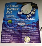 Niagara Conservation Save Water Kit High Efficiency New Without Tag. Fixed Price $25.00.